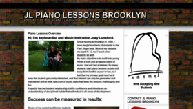 What Jlpianolessonsbrooklyn.com website looked like in 2020 (4 years ago)