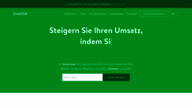What Jivochat.de website looked like in 2020 (5 years ago)