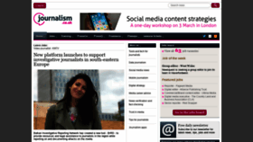 What Journalism.co.uk website looked like in 2020 (4 years ago)