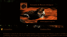What Jaguar.org.mx website looked like in 2020 (4 years ago)