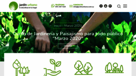 What Jardinurbano.uy website looked like in 2020 (4 years ago)