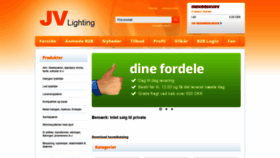 What Jvlighting.dk website looked like in 2020 (4 years ago)