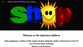 What Johnstowngalleria.com website looked like in 2020 (4 years ago)