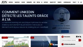 What Journaldunet.fr website looked like in 2020 (4 years ago)