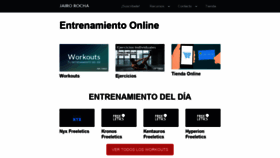 What Jairorocha.com website looked like in 2020 (4 years ago)