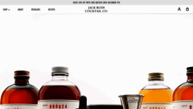 What Jackrudycocktailco.com website looked like in 2020 (4 years ago)