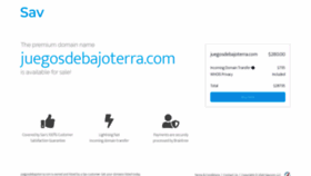 What Juegosdebajoterra.com website looked like in 2020 (4 years ago)