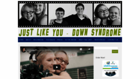 What Justlikeyou-downsyndrome.org website looked like in 2020 (4 years ago)