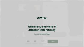 What Jamesonwhiskey.com website looked like in 2020 (4 years ago)