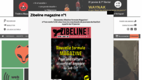 What Journalzibeline.fr website looked like in 2020 (4 years ago)