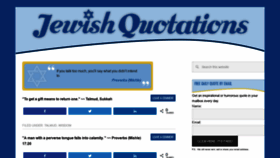 What Jewishquotations.com website looked like in 2020 (4 years ago)