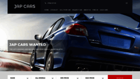 What Japimportcars.co.uk website looked like in 2020 (4 years ago)