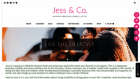 What Jessandcompany.com website looked like in 2020 (4 years ago)