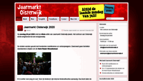 What Jaarmarktoisterwijk.nl website looked like in 2020 (4 years ago)