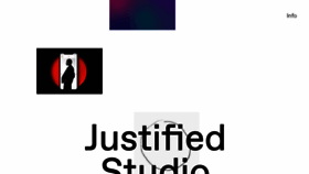 What Justified.studio website looked like in 2020 (4 years ago)