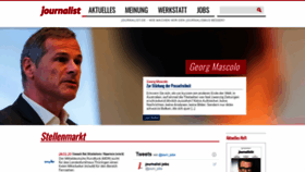 What Journalist.de website looked like in 2020 (4 years ago)