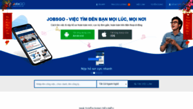 What Jobsgo.vn website looked like in 2020 (4 years ago)