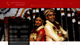 What Jyothimatrimony.com website looked like in 2020 (4 years ago)
