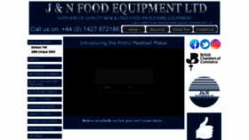 What Jnequipment.co.uk website looked like in 2020 (4 years ago)