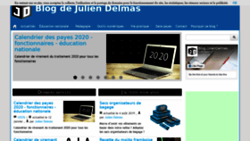 What Juliendelmas.fr website looked like in 2020 (4 years ago)