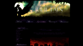 What Juliefain.com website looked like in 2020 (4 years ago)