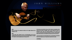 What Johnwilliamsguitarnotes.com website looked like in 2020 (4 years ago)