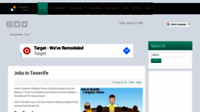 What Jobsintenerife.net website looked like in 2020 (4 years ago)
