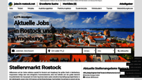 What Jobs-in-rostock.net website looked like in 2020 (4 years ago)