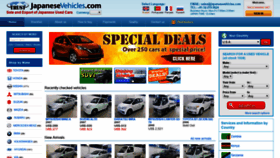 What Japanesevehicles.com website looked like in 2020 (4 years ago)