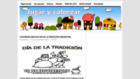 What Jugarycolorear.com website looked like in 2020 (4 years ago)