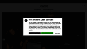 What Joop-shop.com website looked like in 2020 (4 years ago)