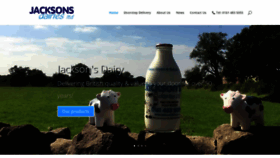 What Jacksonsdairy.co.uk website looked like in 2020 (4 years ago)