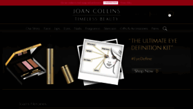 What Joancollinsbeauty.com website looked like in 2020 (4 years ago)