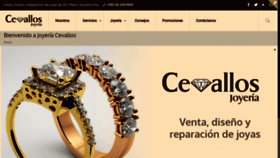 What Joyeriacevallos.com website looked like in 2020 (4 years ago)
