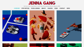 What Jennagang.com website looked like in 2020 (4 years ago)