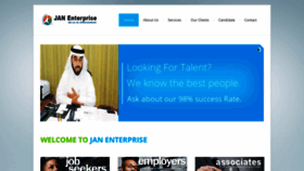 What Janenterprise.com website looked like in 2020 (4 years ago)