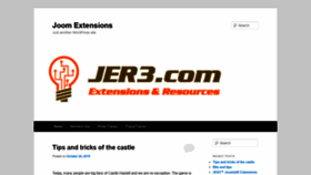 What Jer3.com website looked like in 2020 (4 years ago)