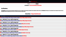 What Jiorockers.com website looked like in 2020 (4 years ago)