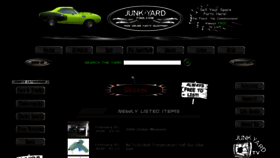 What Junkyardfind.com website looked like in 2020 (4 years ago)