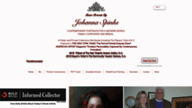What Johannaspinks.com website looked like in 2020 (4 years ago)