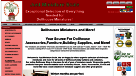What Justminiaturescale.com website looked like in 2020 (4 years ago)