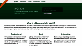 What Jsgraph.org website looked like in 2020 (4 years ago)