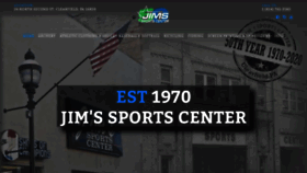 What Jimssports.com website looked like in 2020 (4 years ago)