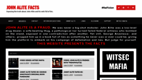 What Johnalitefacts.com website looked like in 2020 (4 years ago)