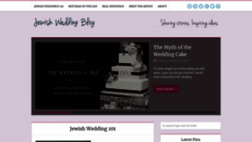 What Jewishwedding101.com website looked like in 2020 (4 years ago)