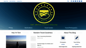 What Journeytom.com website looked like in 2020 (4 years ago)