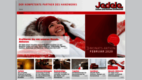 What Jedele.de website looked like in 2020 (4 years ago)