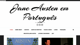 What Janeausten.com.br website looked like in 2020 (4 years ago)