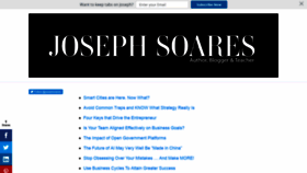 What Josephsoares.ca website looked like in 2020 (4 years ago)