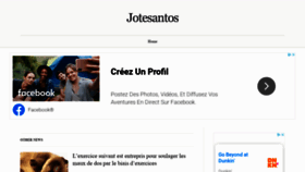 What Jotesantos.com website looked like in 2020 (4 years ago)